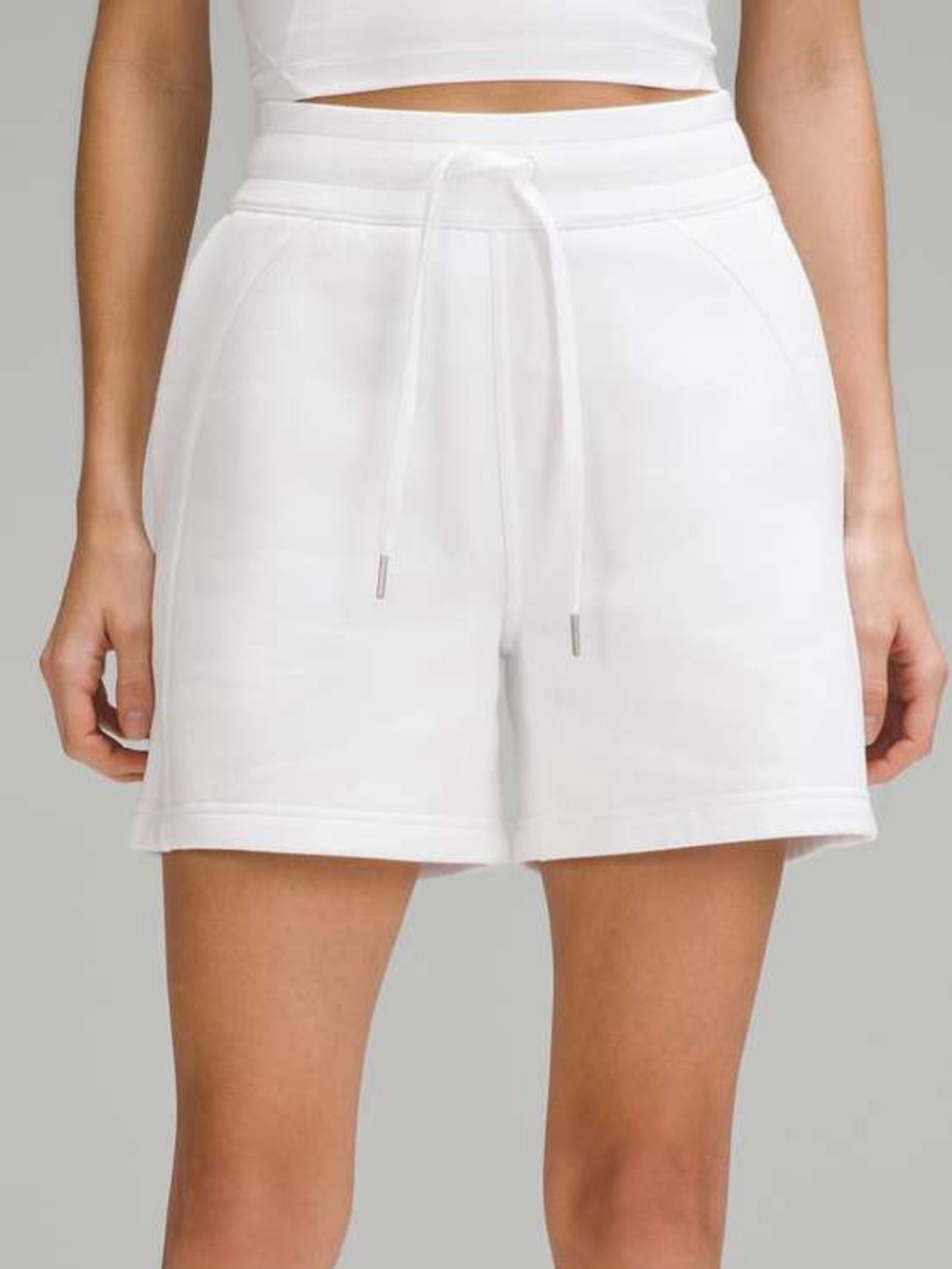 Lululemon Scuba High-Rise Short 5"
White